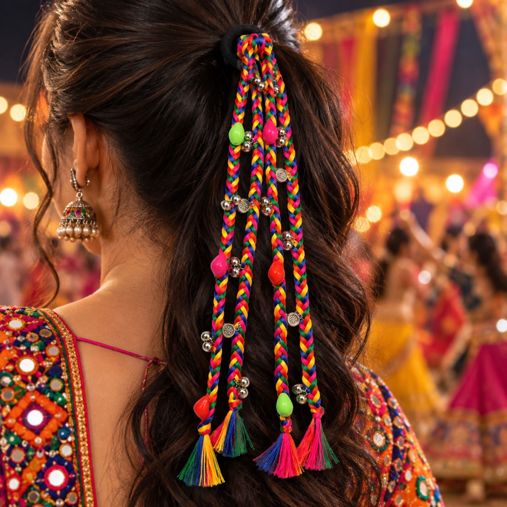 Navrang Ghughri Braided Hair Latkan - image 5