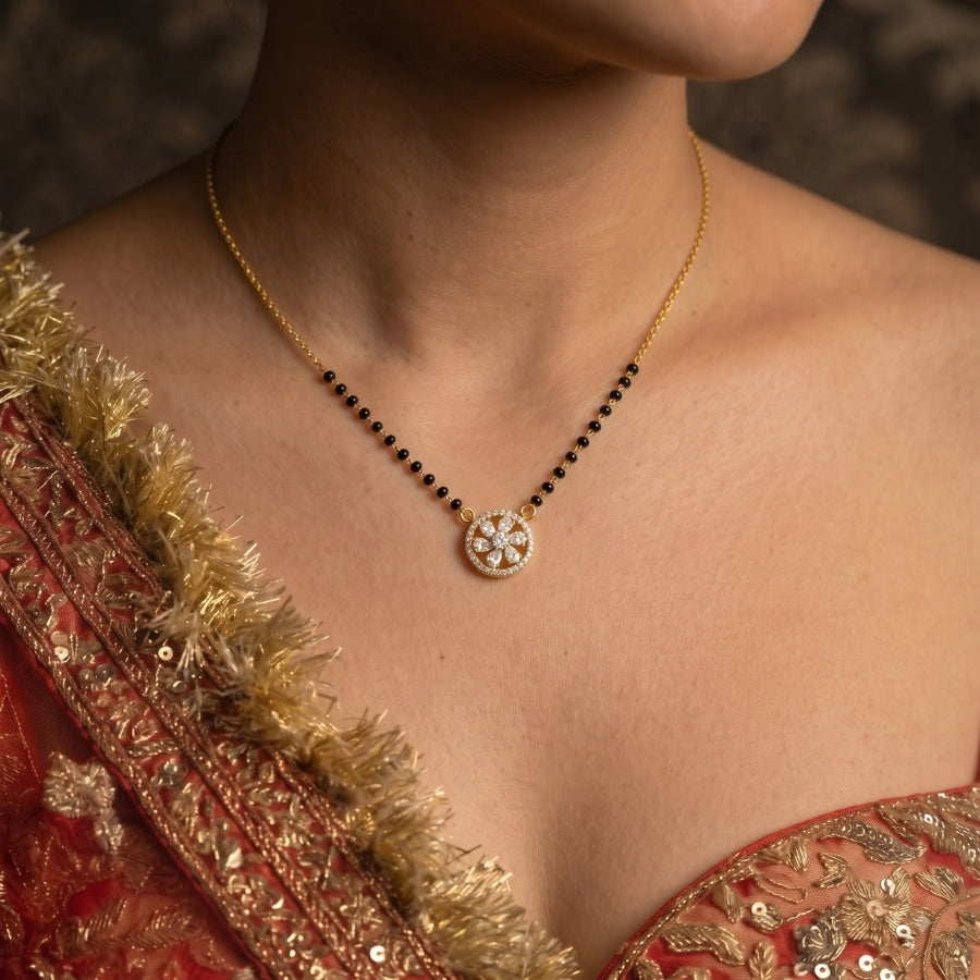Pushpa Chakra Mangalsutra