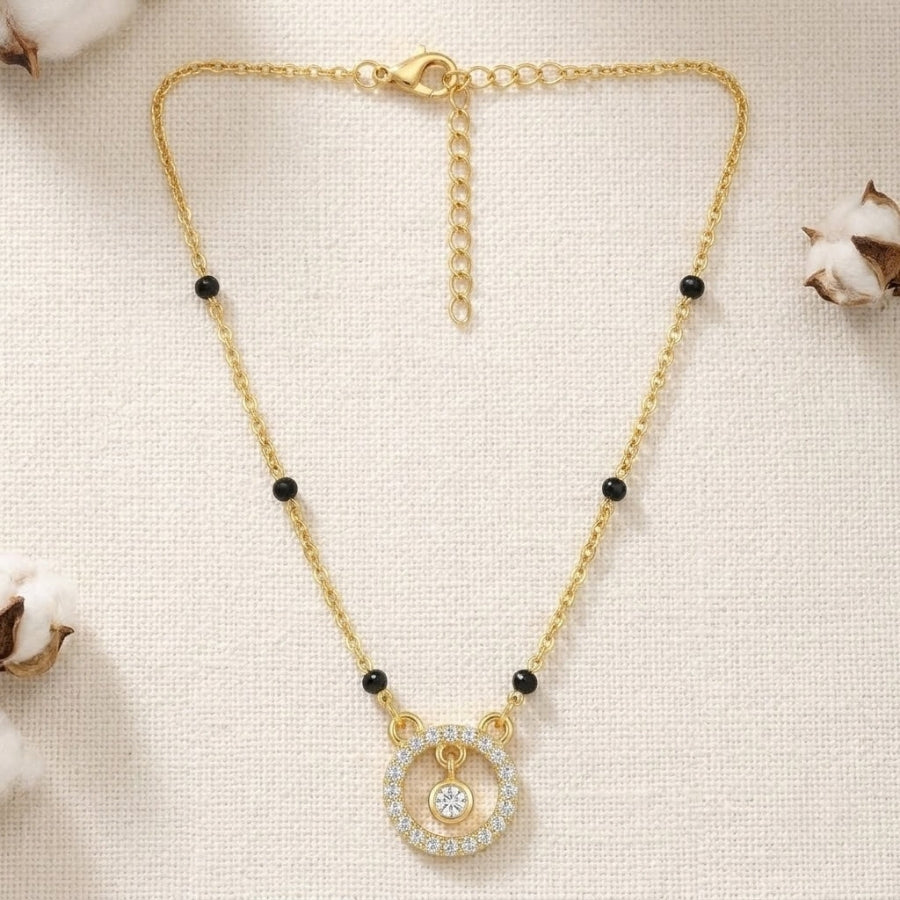 Bindiya Halo Drop Mangalsutra