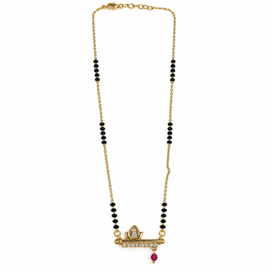 Padmavati Ruby Drop Mangalsutra