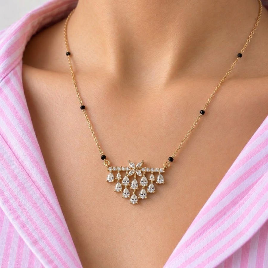 Gulmohar Jhoomar Mangalsutra - photo 2