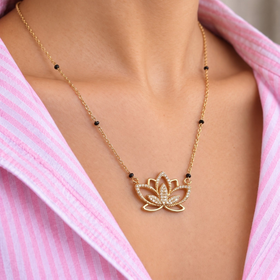 Pankaj Lotus Mangalsutra - photo 3