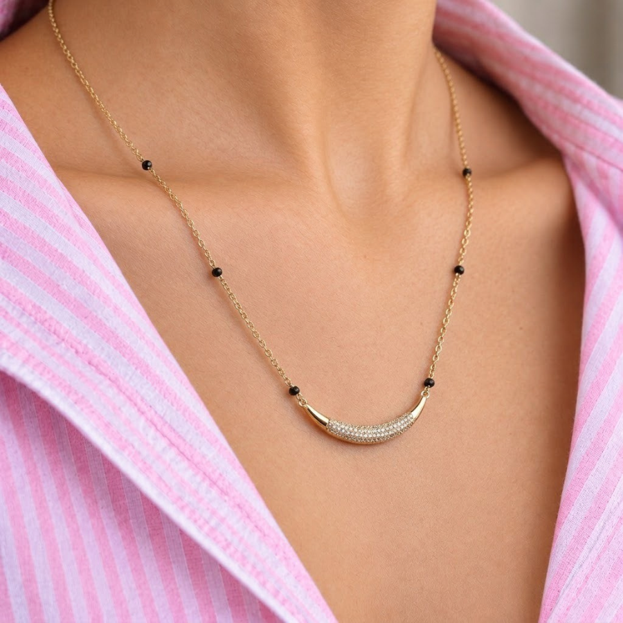 Kinara Pave Arc Mangalsutra - photo 3