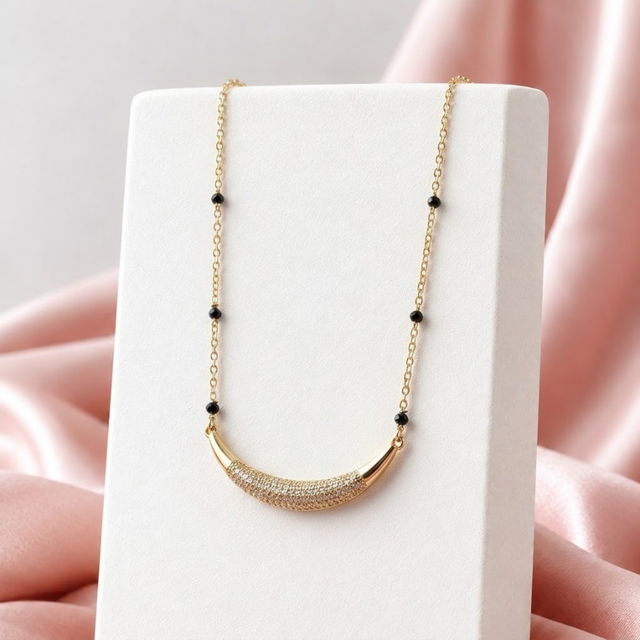 Kinara Pave Arc Mangalsutra - photo 4