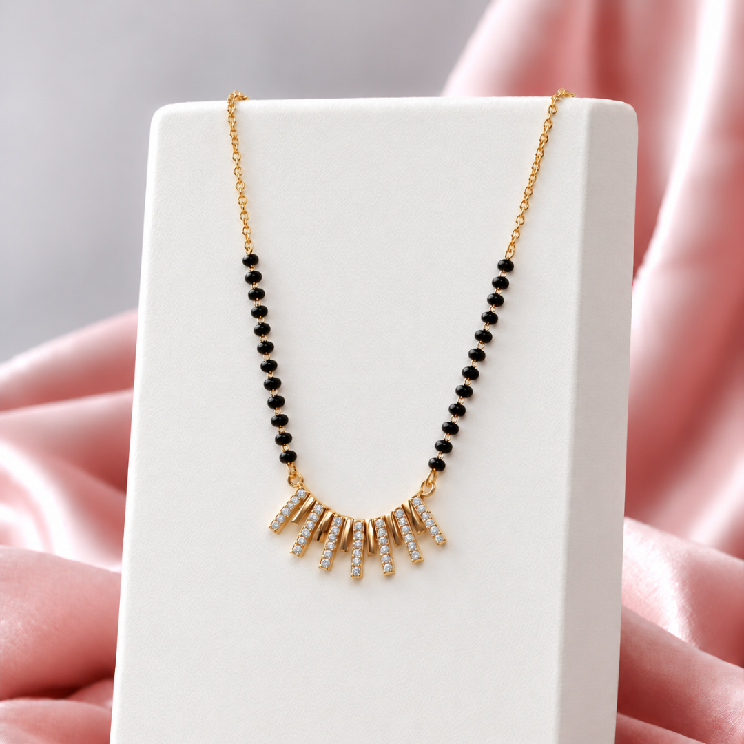 Toran Bar Fringe Mangalsutra - photo 4