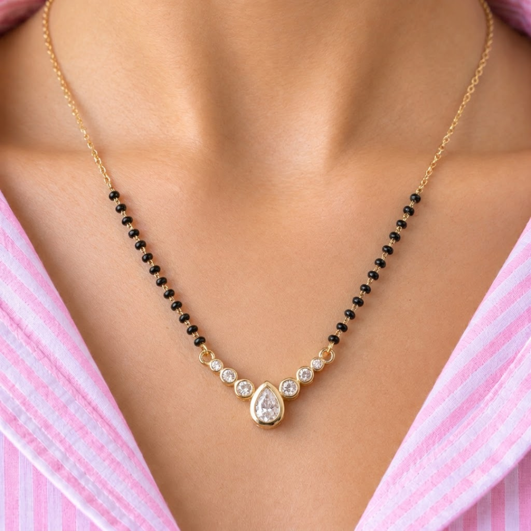Shabnam Pear Drop Mangalsutra - photo 5