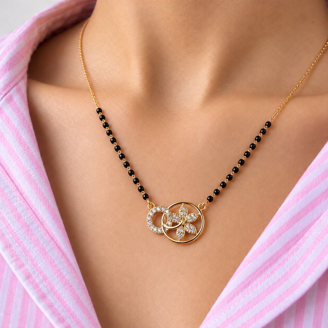 Sangini Twin Circle Mangalsutra - photo 2