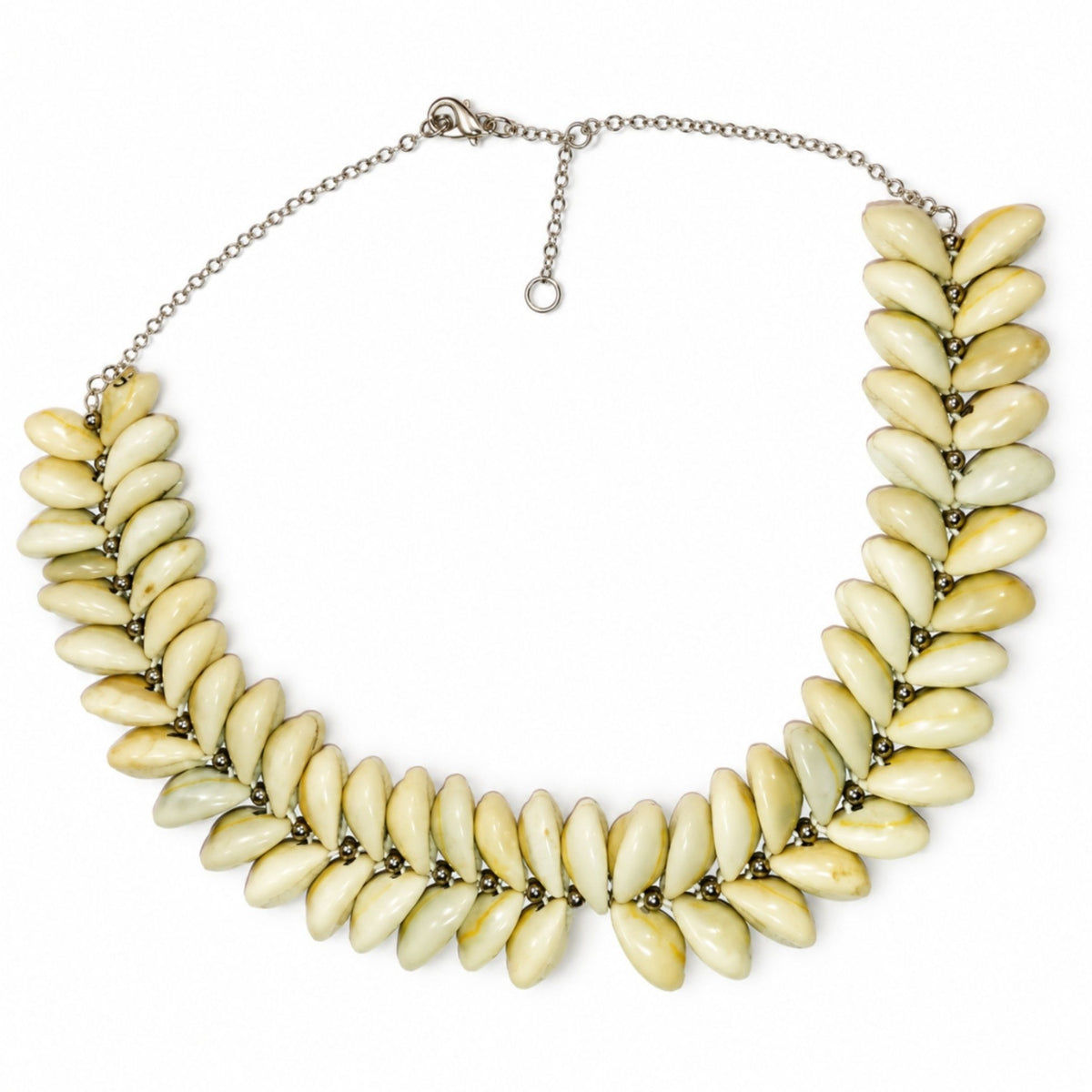 Mogra Dana Ivory Beaded Necklace - image 2
