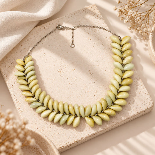Mogra Dana Ivory Beaded Necklace - image 4