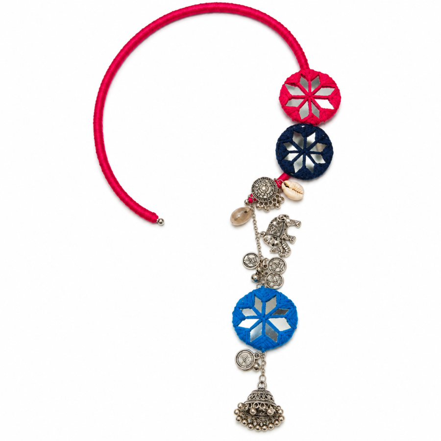 Navrang Abhla Latkan Hasli Necklace - image 1