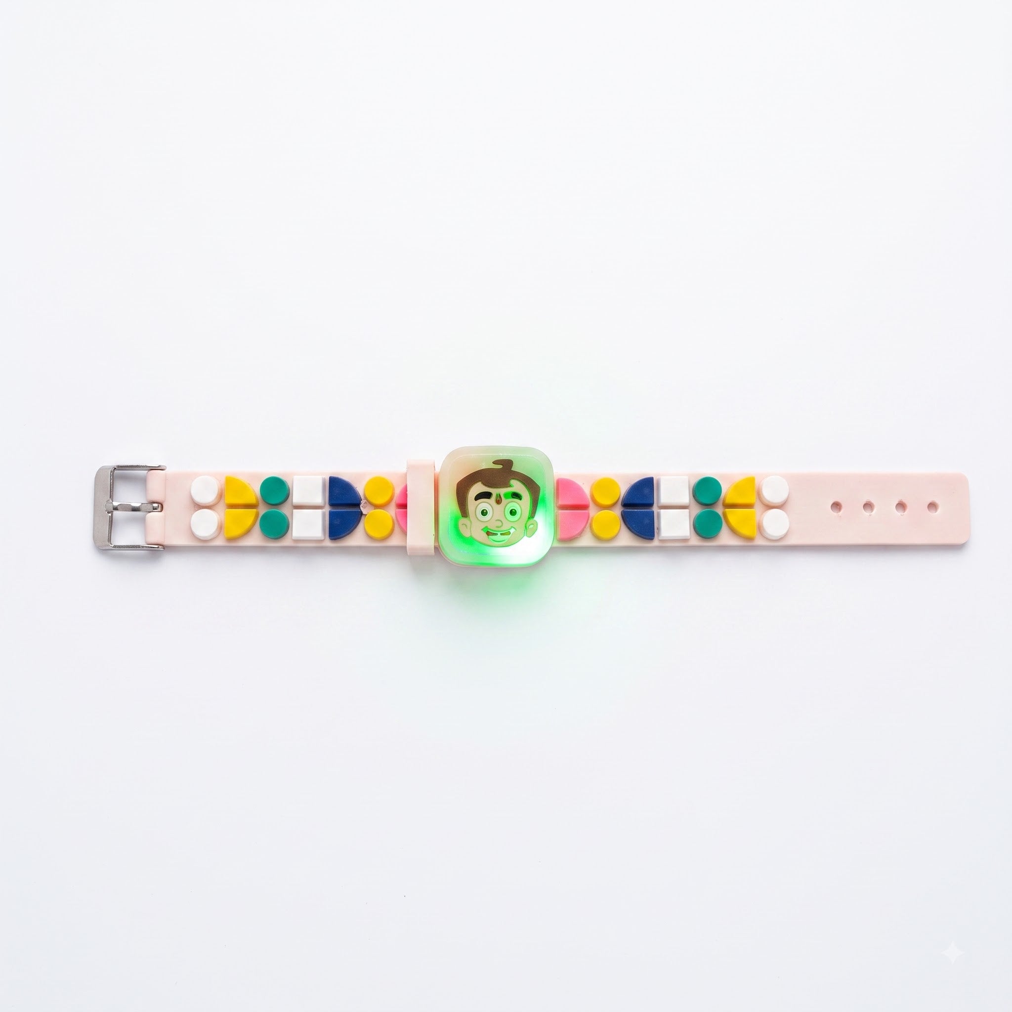 Chhota Bheem Geometric Beads Kids Rakhi