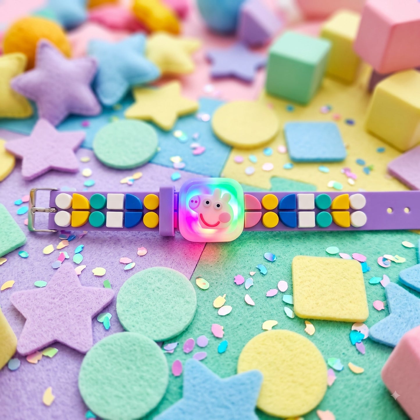 Peppa Pig Geometric Beads Kids Rakhi