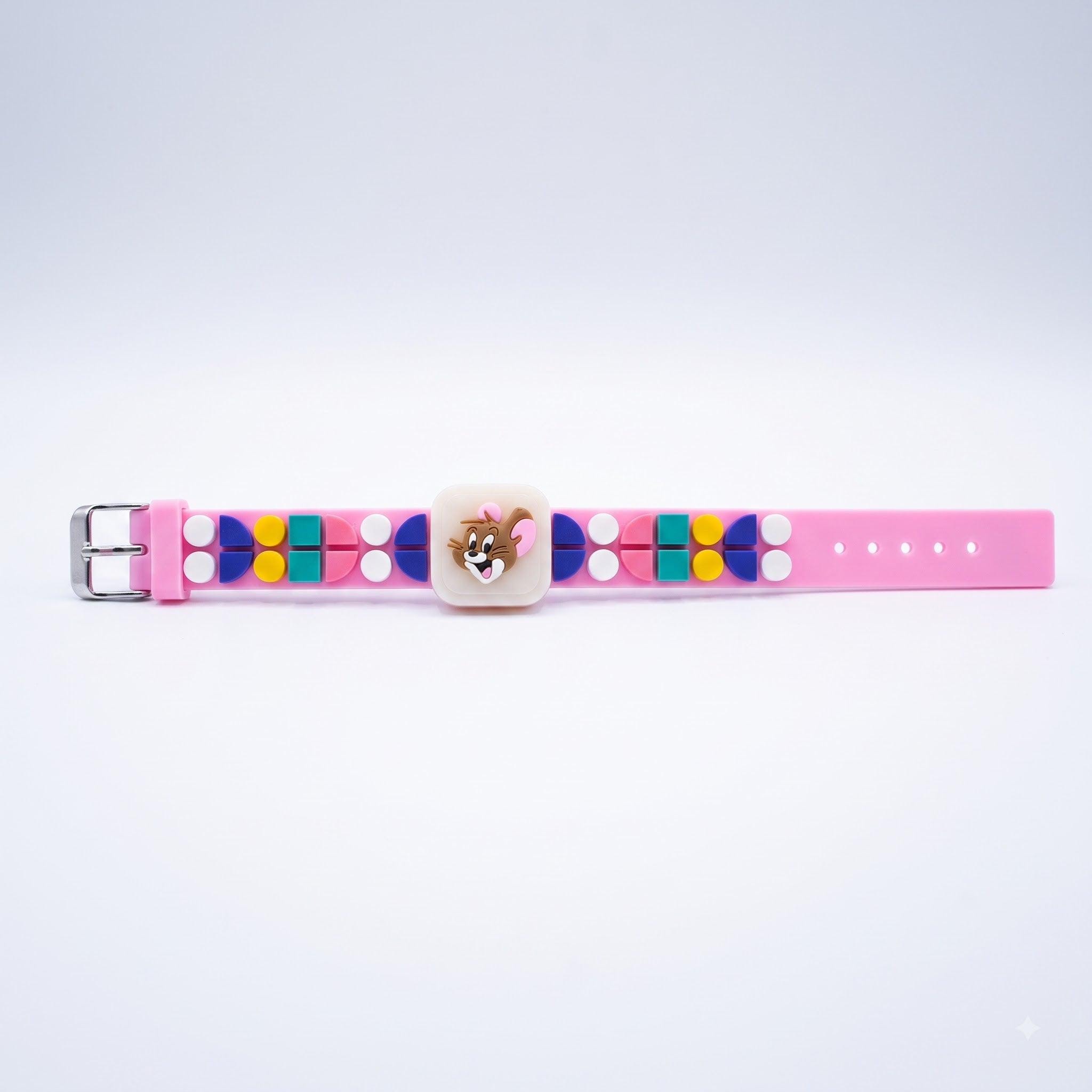 Jerry Mouse Geometric Beads Kids Rakhi