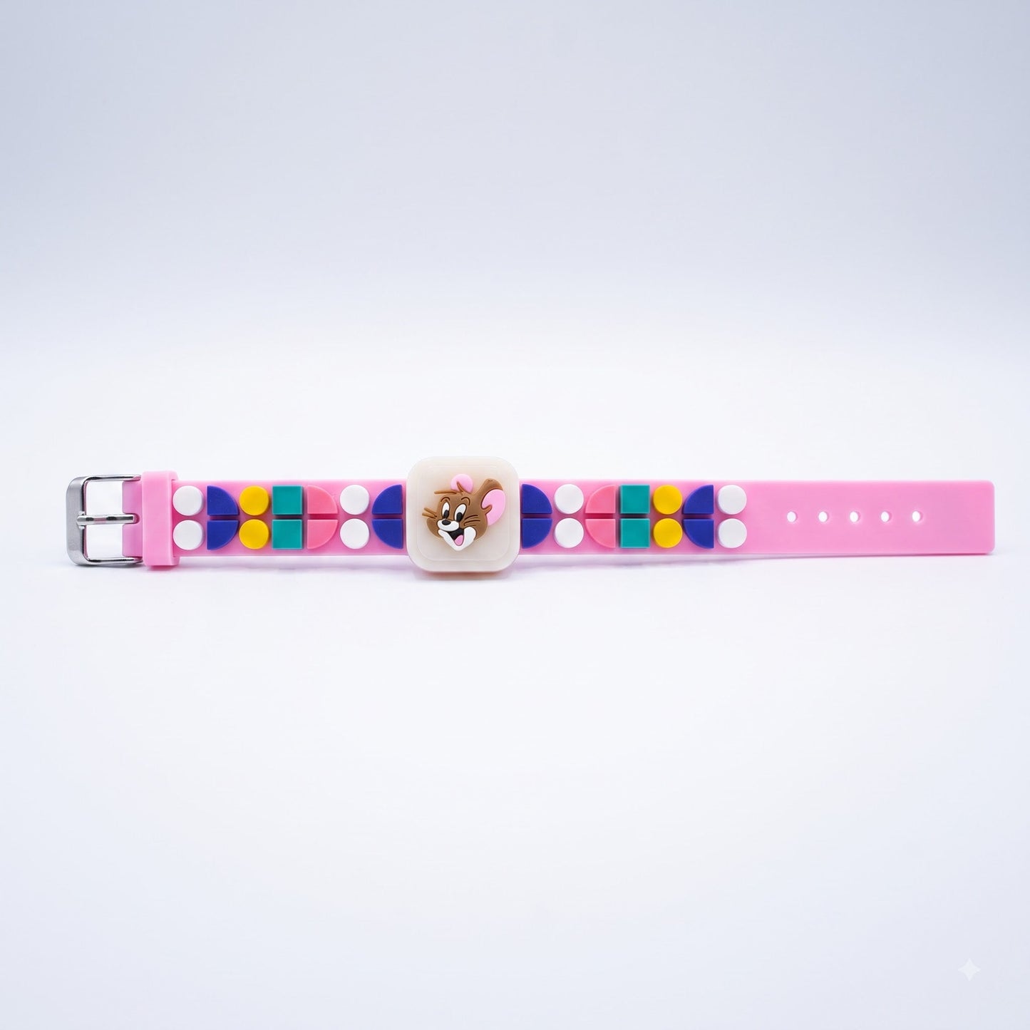 Jerry Mouse Geometric Beads Kids Rakhi