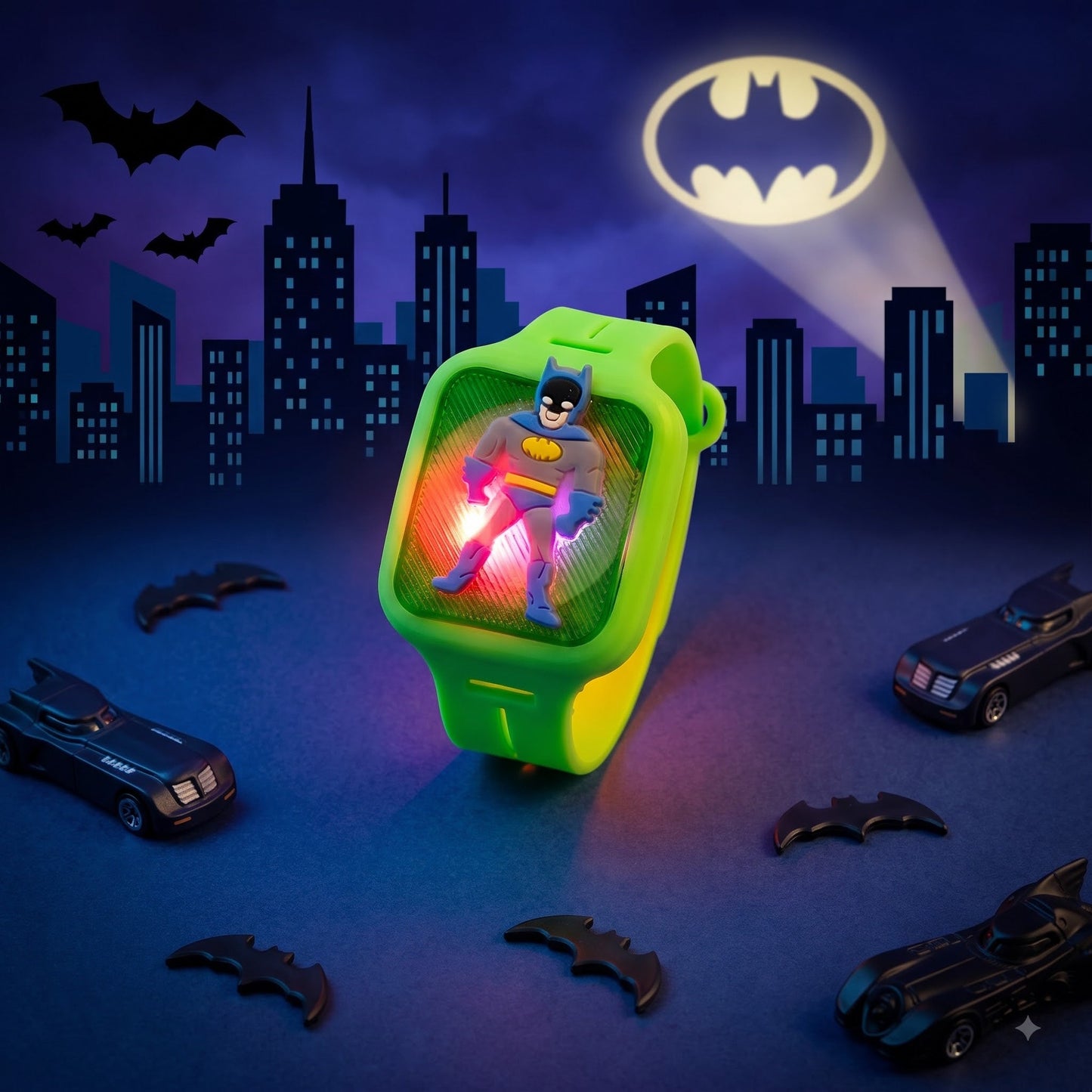 Batman LED Watch Kids Rakhi