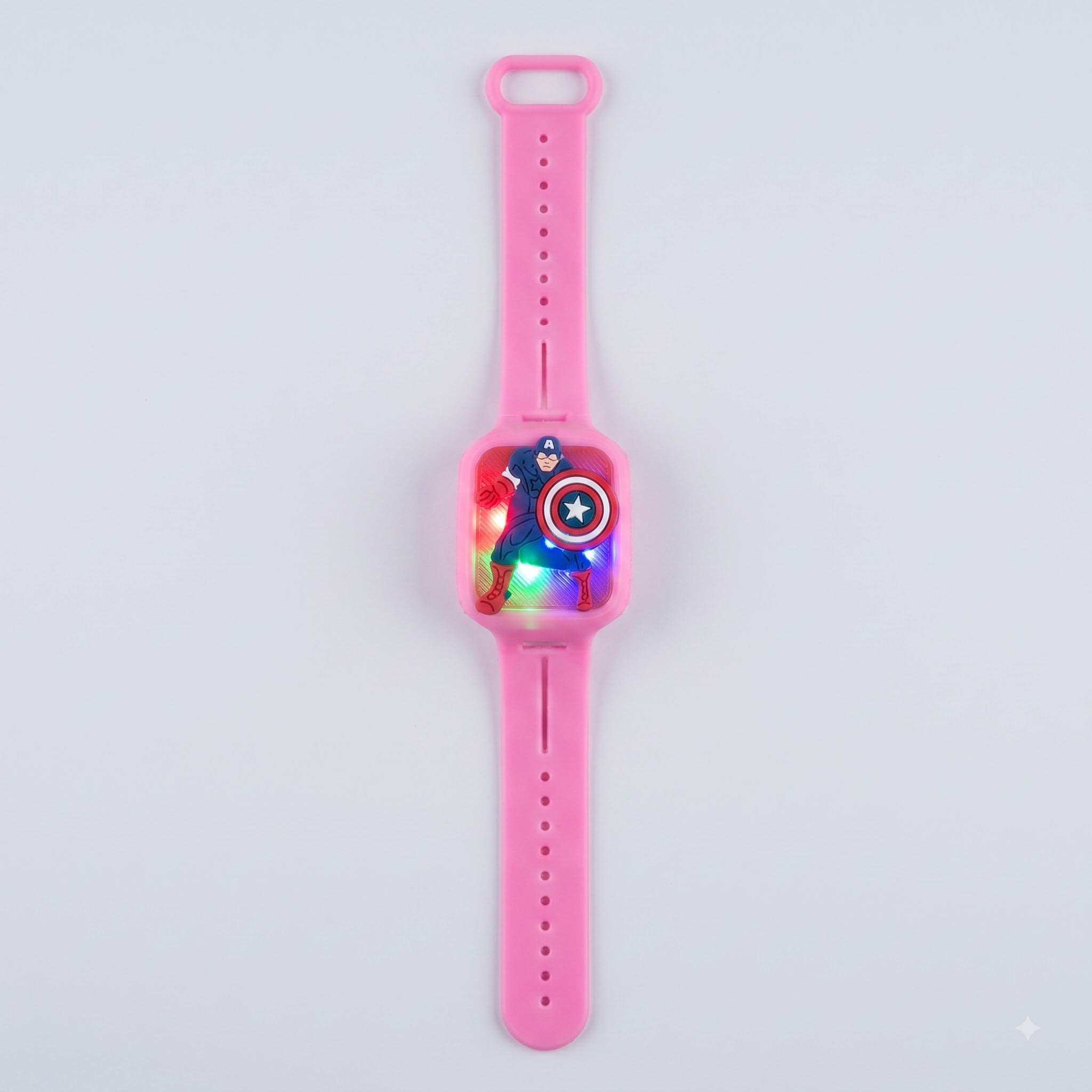 Captain America LED Watch Kids Rakhi