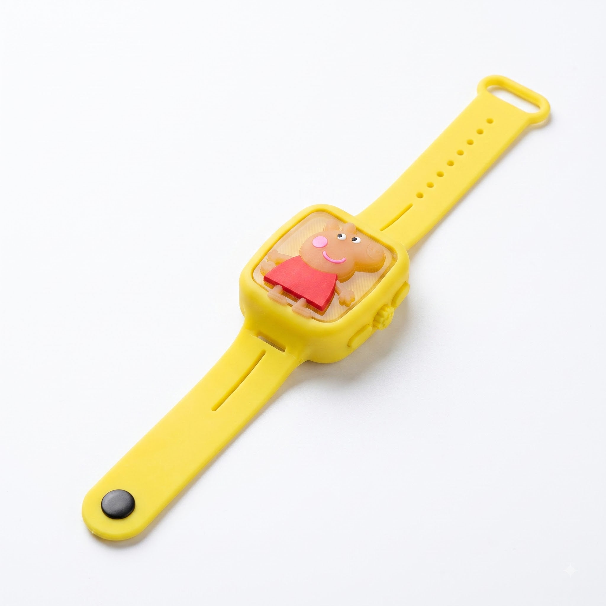 Peppa Pig LED Watch Kids Rakhi Yellow
