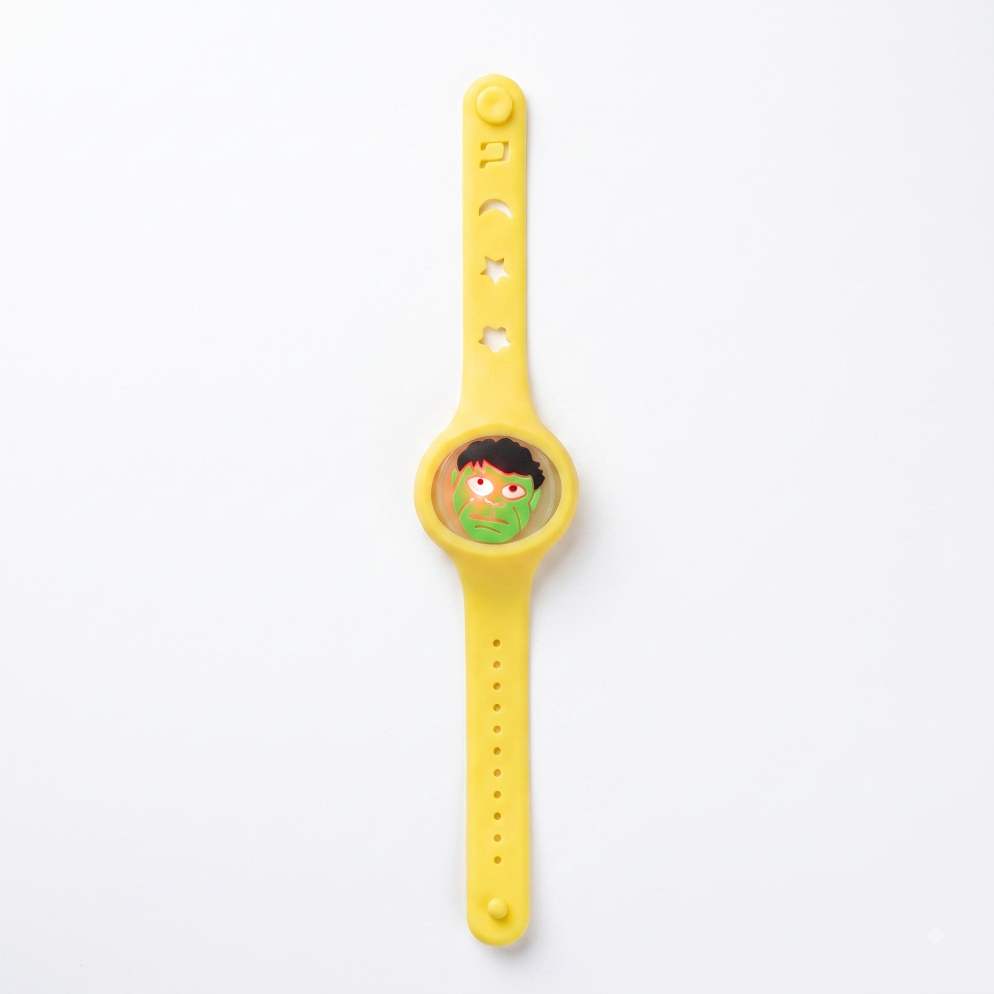 Hulk Round LED Kids Rakhi