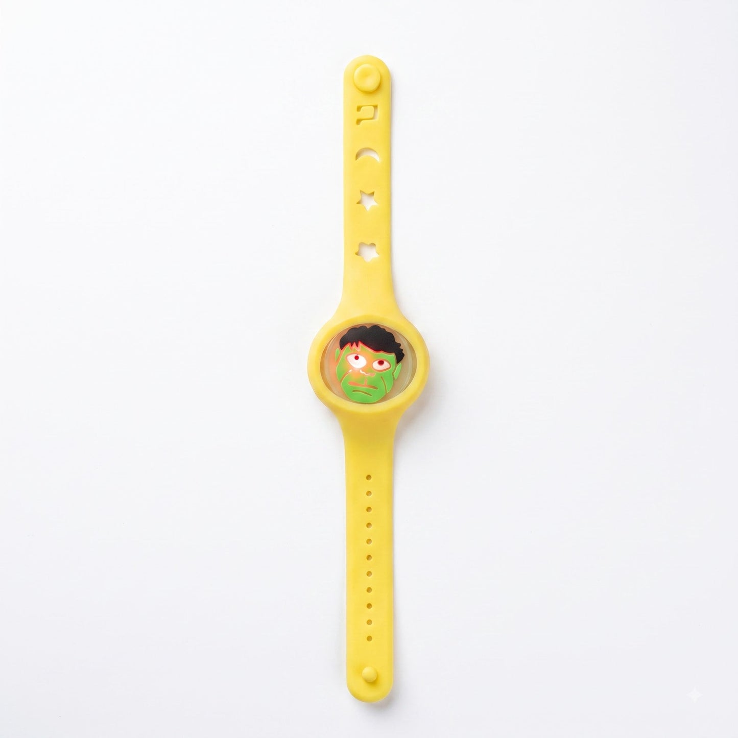 Hulk Round LED Kids Rakhi