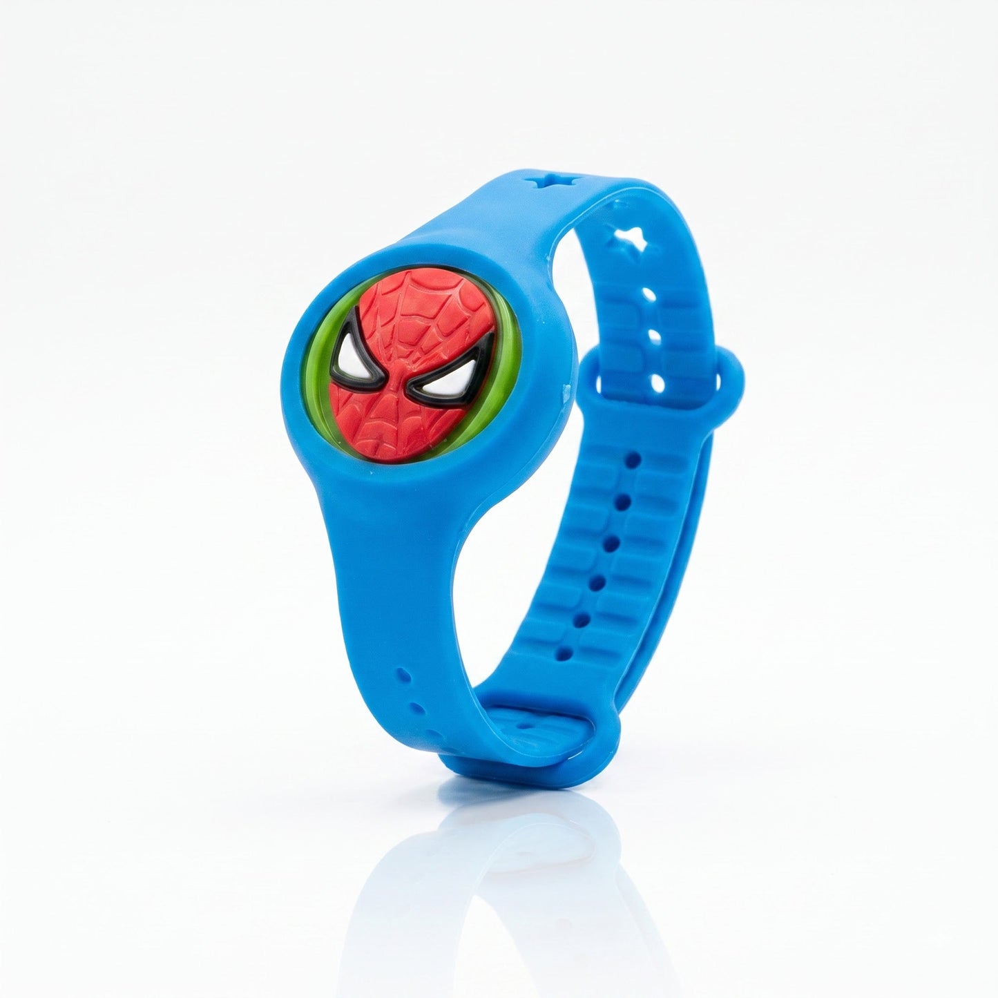 Spider-Man Round LED Kids Rakhi Blue