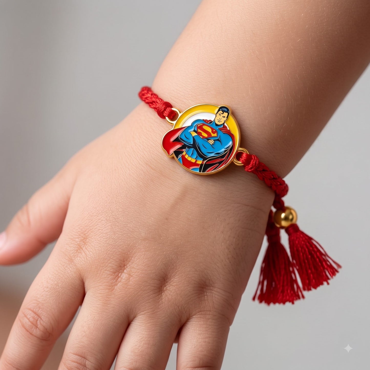 Classic Superman Thread Kids Rakhi