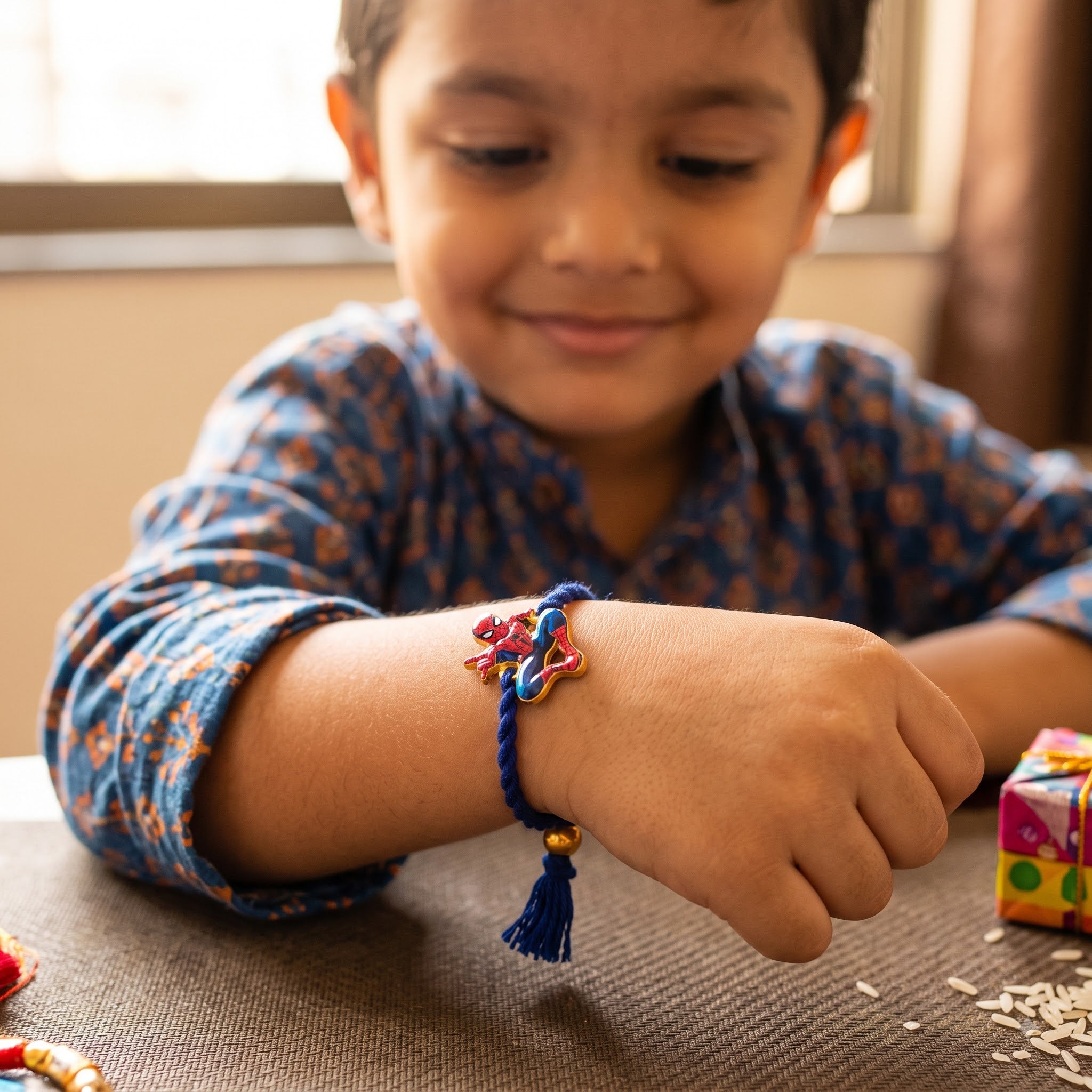 Swinging Spider-Man Thread Kids Rakhi