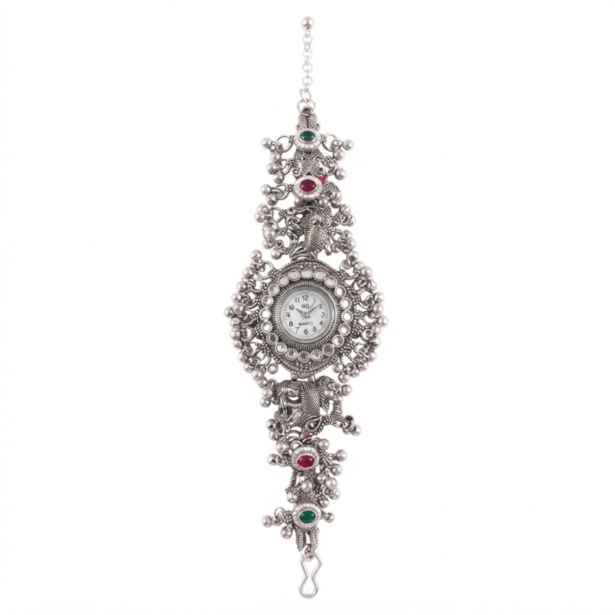 Gajraaj Abhla Ghughri Oxidised Watch - image 6