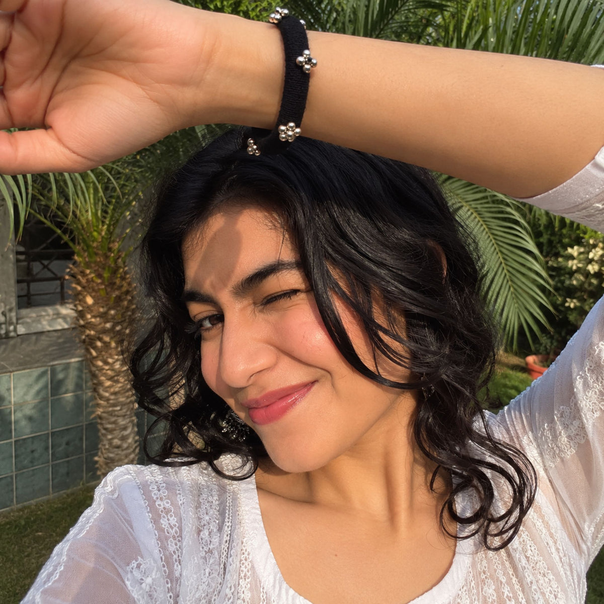Ghughri Dori Black Thread Bangle - image 1