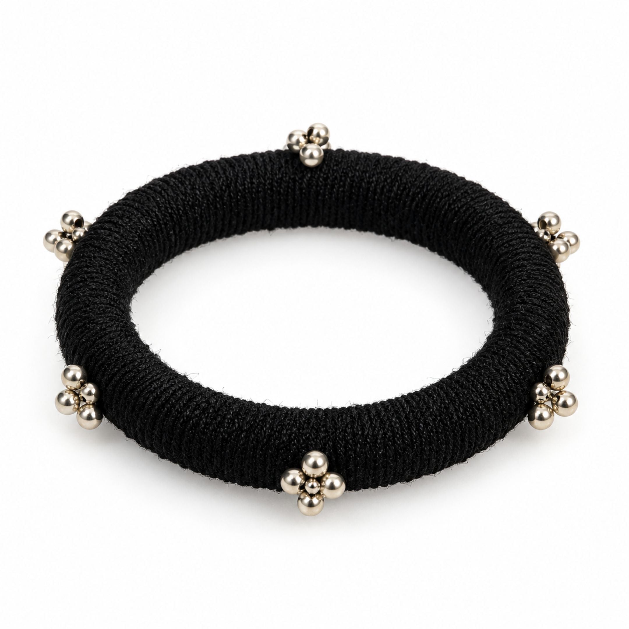 Ghughri Dori Black Thread Bangle - image 2