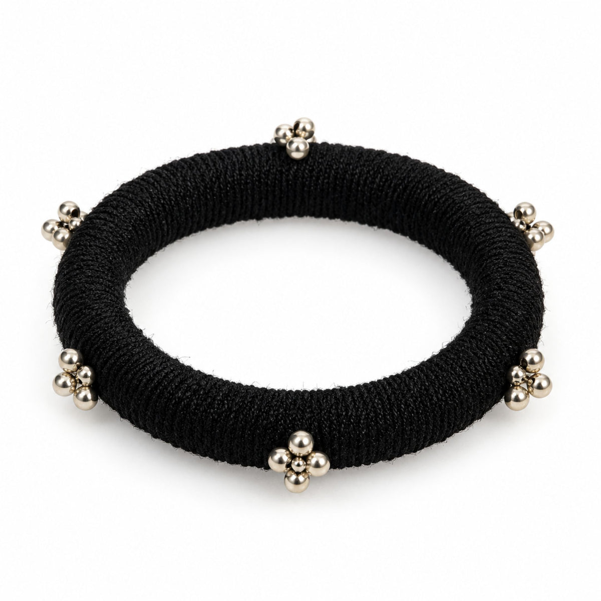Ghughri Dori Black Thread Bangle - image 2