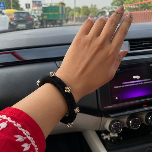 Ghughri Dori Black Thread Bangle - image 5