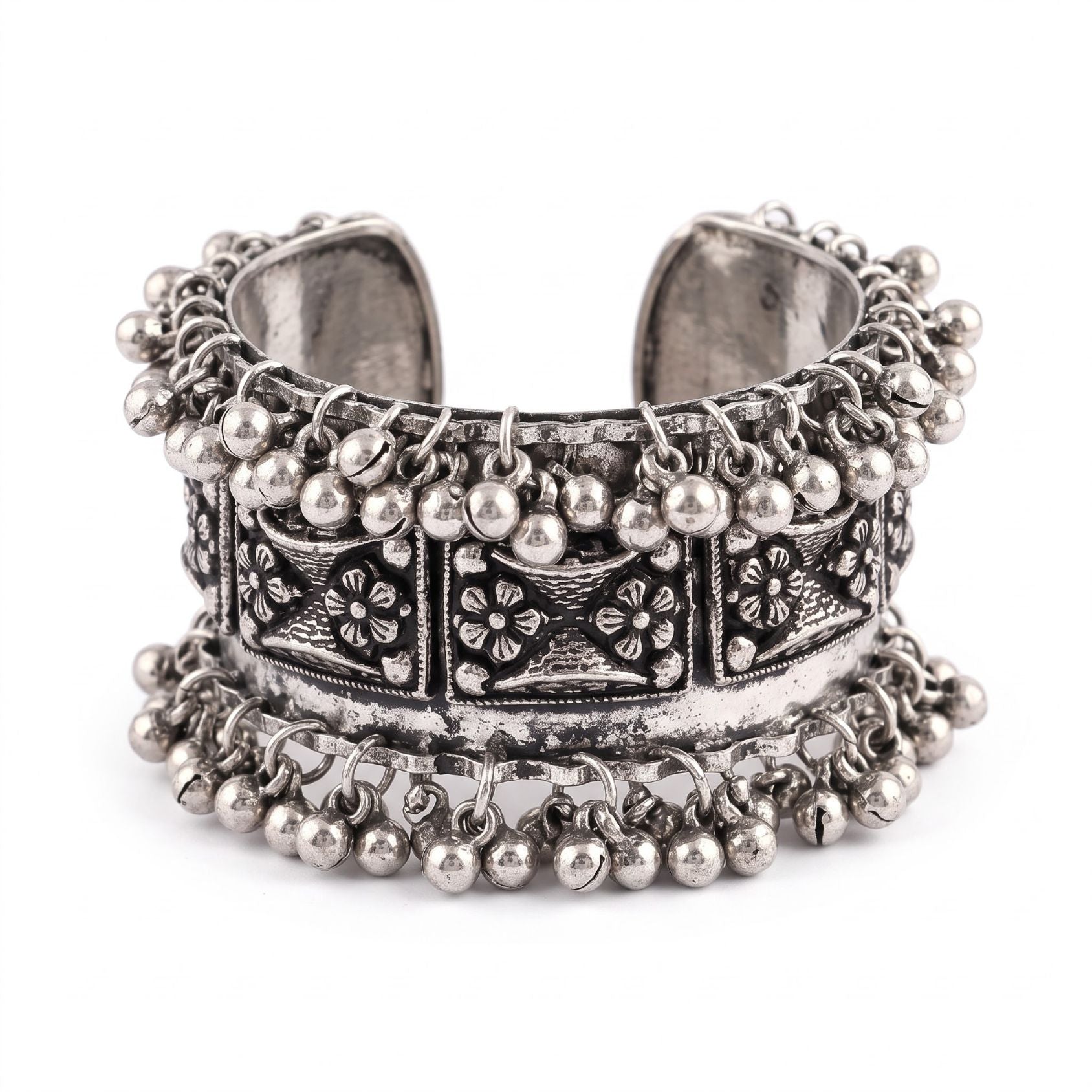 Phool Ghughri Oxidised Statement Cuff Kada - image 2