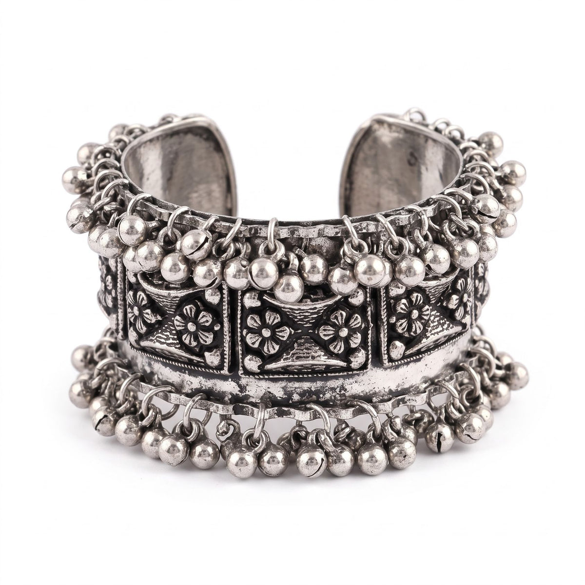 Phool Ghughri Oxidised Statement Cuff Kada - image 2