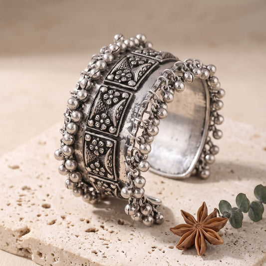 Phool Ghughri Oxidised Statement Cuff Kada - image 4